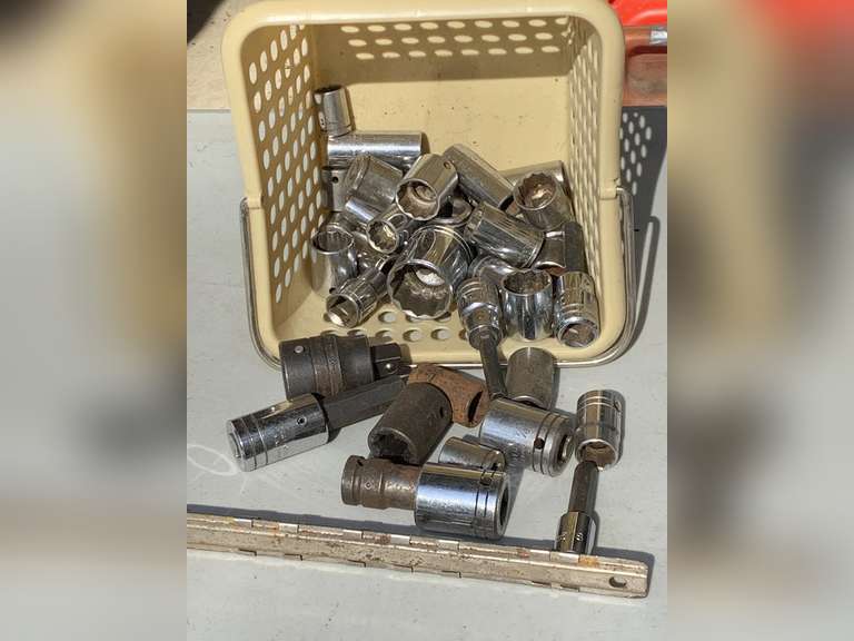 CONTAINER FULL OF MOSTLY PROTO SOCKETS - GARAGE image