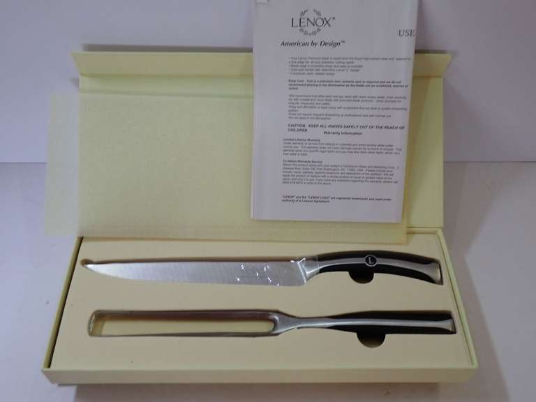 Lenox American by Design Knife and Fork Carving Set in Box image