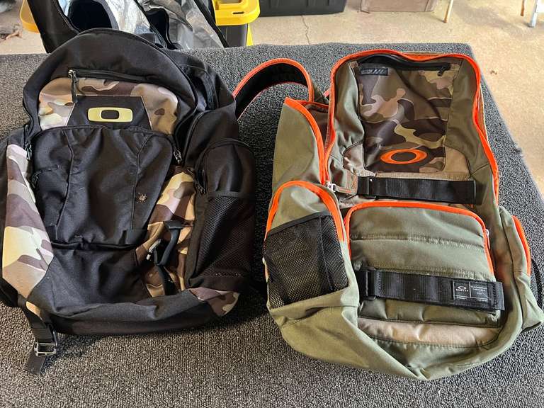Camo backpacks, two pieces, see pictures for details. image