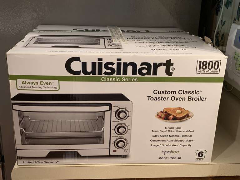 NEW CUISINART TOASTER/OVEN/BROILER (SEALED) - KITCHEN image
