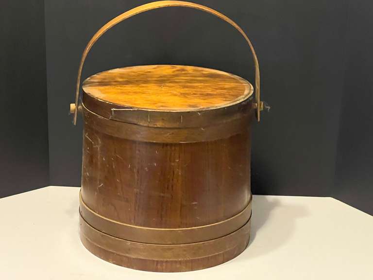 KIT… Vintage/antique firkin bucket, see pictures for details. image