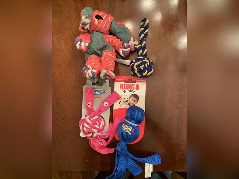4 KONG DOG TOYS (3 NEW) - FOYER image