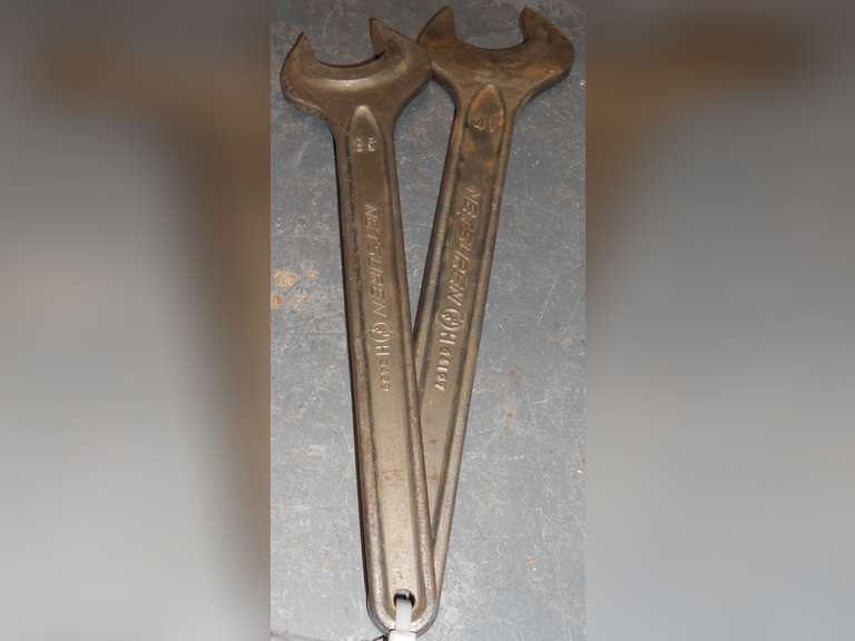 (2) 36 MM & 41 MM OPEN END WRENCHES image