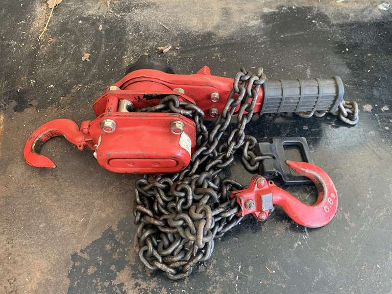 COFFING 3/4" RATCHET LEVER CHAIN HOIST - GARAGE image