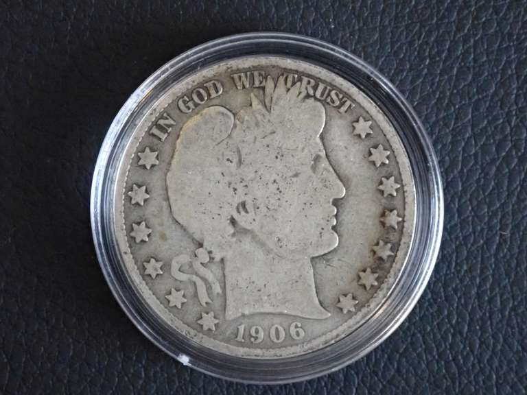 1906-D BARBER HALF DOLLAR COIN