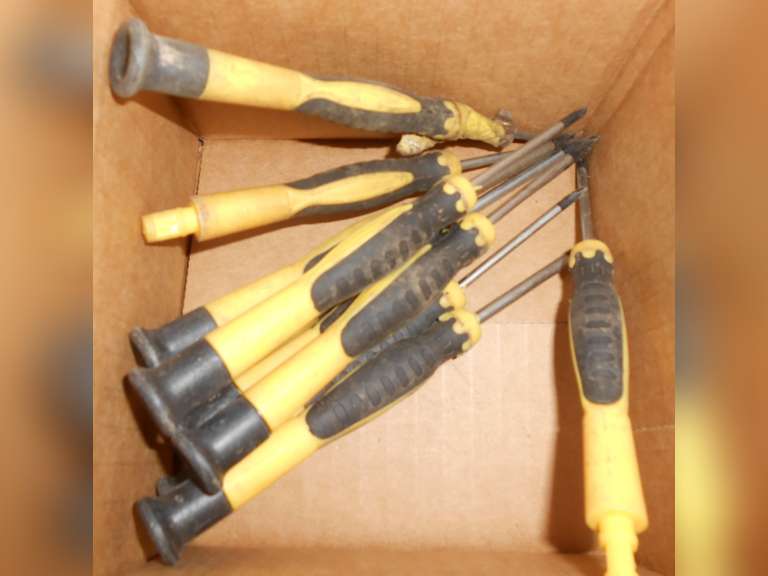 (10) ASSORTED SMALL SCREWDRIVERS image