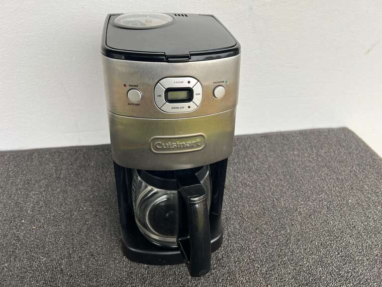 Cuisinart coffee maker, working condition unknown, see pictures for details. image