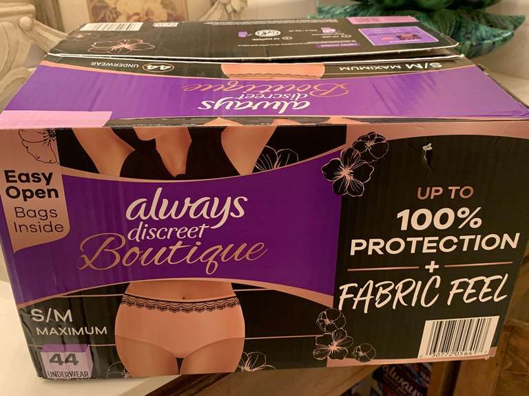 NEW BOX OF 44 S/M DISCREET BOUTIQUE UNDERWEAR - UP HALL BATH image