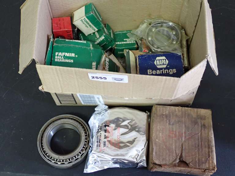 Box of Assorted Bearings: Torrington, Fafnir, SKF, McGill, and More image