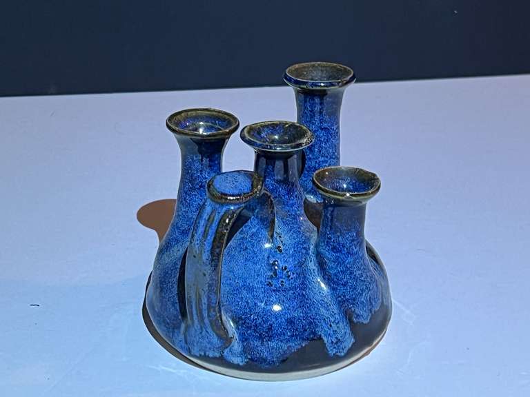 BR3… Unique artisan pottery bud vase, see pictures for details. image