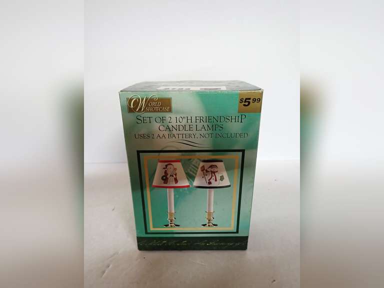 World Showcase Set of 2 Friendship Candle Lamps image