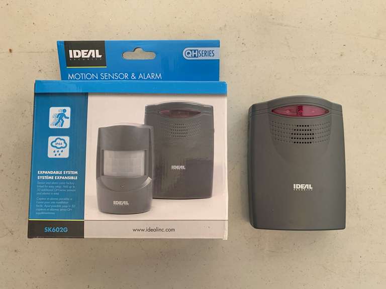 NEW IDEAL MOTION SENSOR & ALARM & ANOTHER ALARM - GARAGE image