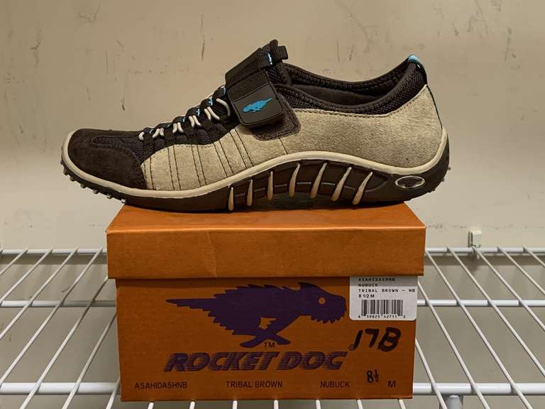 NEW ROCKET DOG NUBUCK/TRIBAL BROWN LOW TENNIS SHOES SIZE 8 1/2M - UP MASTER CLOSET 1 image