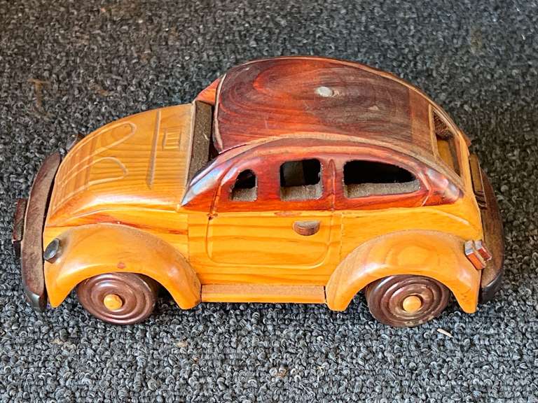 Volkswagen, this collectible piece is made of wood, see pictures for details. image