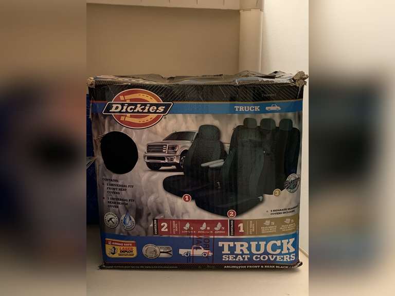 NEW DICKIES TRUCK SEAT COVERS (2 IN BOX) - FOYER image