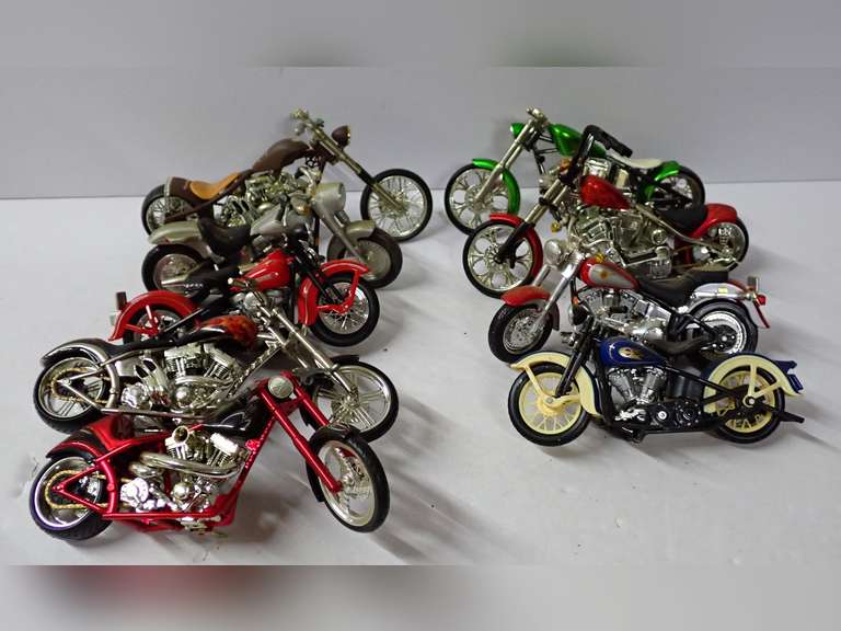 Collection of Motorcycle Diecast Models image