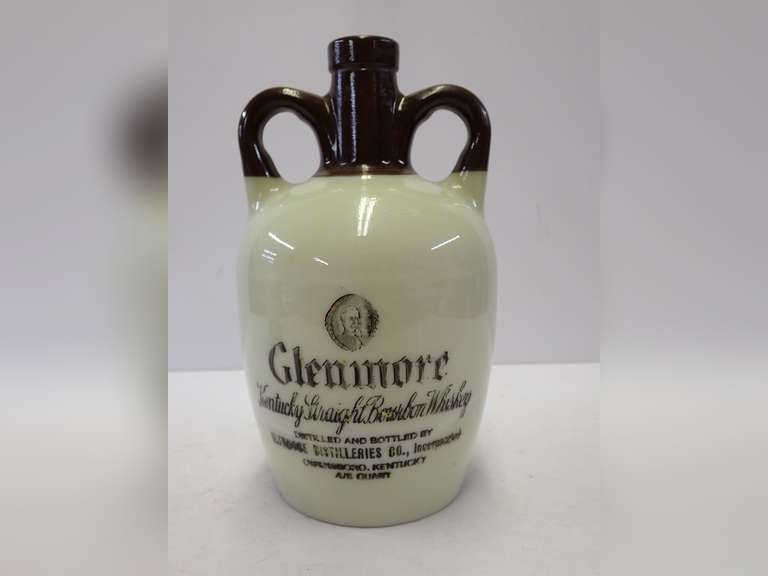 Glenmore Kentucky Straight Bourbon Whiskey Pottery Jug image
