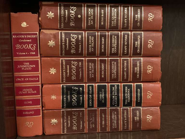 6 FIRST EDITION 1968 READER'S DIGEST BOOKS - DEN image