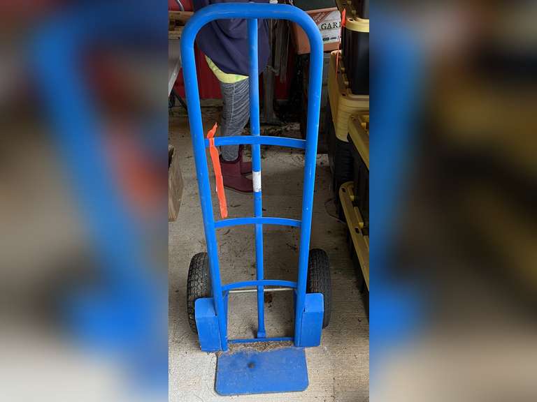 Large wheel hand truck, see pictures for details. image