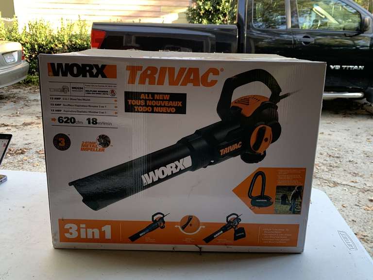 NEW WORX TRIVAC 3 IN 1 - GARAGE image