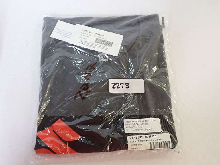 New Suzuki Motorcycle Logo Graphic T-Shirt - Size 2XL image