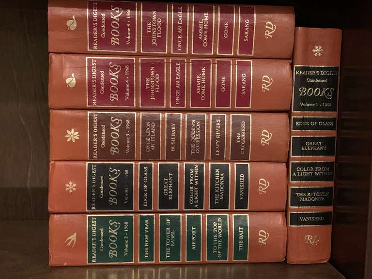 6 FIRST EDITION 1968 READER'S DIGEST BOOKS - DEN image