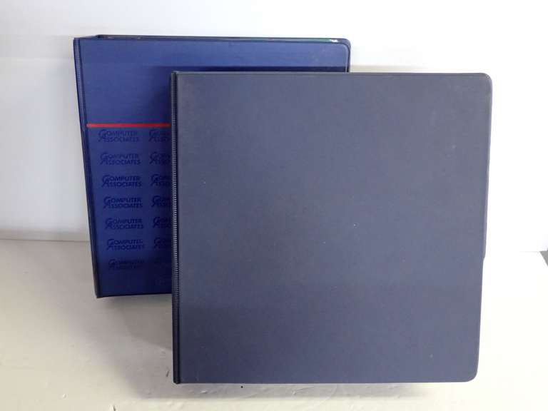 Large Baseball Card Collector's Binders with Trading Cards image