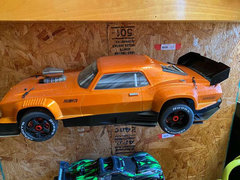 Radio car, with mount, no controller, see pictures for details. image