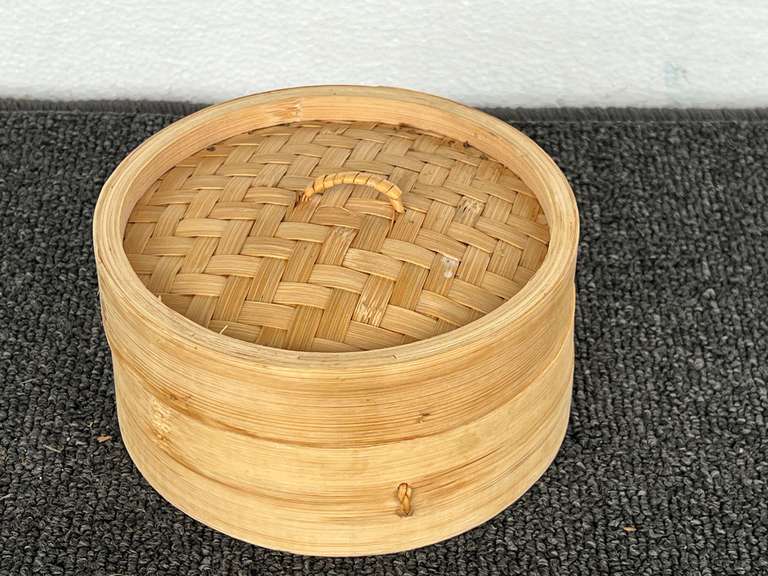 Small bamboo steamer, see pictures for details. image