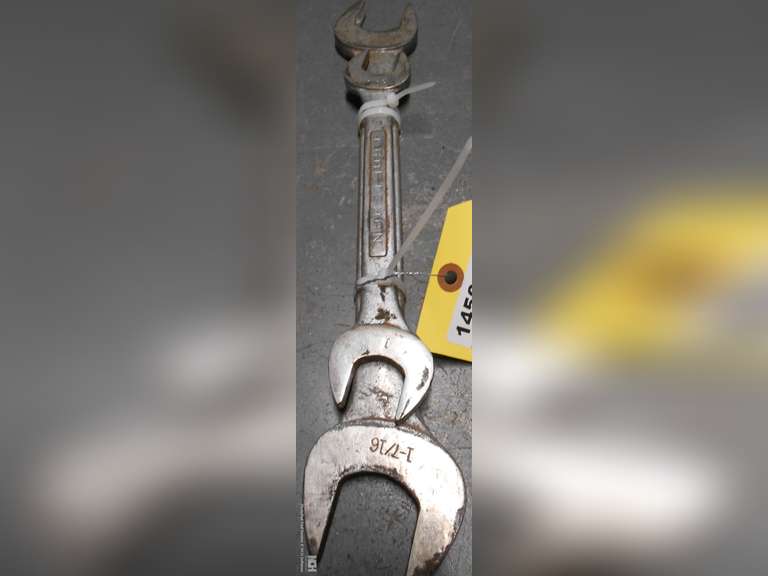 (1) 15/16"/1" & (1) 1 3/8"/1 7/16" OPEN END WRENCHES image