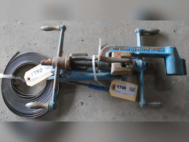 (2) BAND-IT TOOL & 1/2" STAINLESS BAND MATERIAL image
