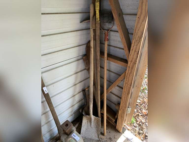 ASSORTMENT OF YARD TOOLS - SHED image