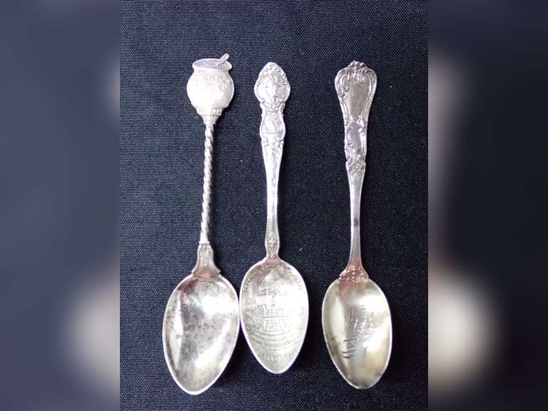 Vintage Sterling Silver Flatware -See all photos. image