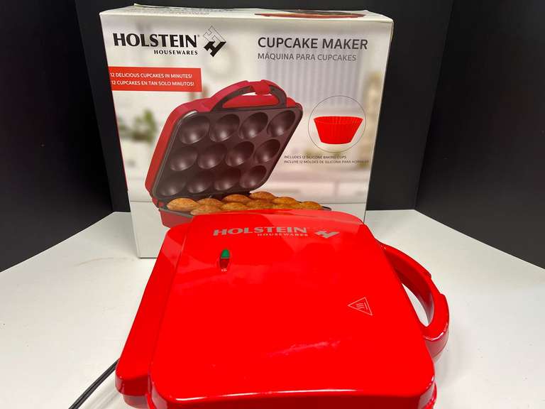 Holstein Housewares cupcake maker, comes with the original box, see pictures for details. ￼ image