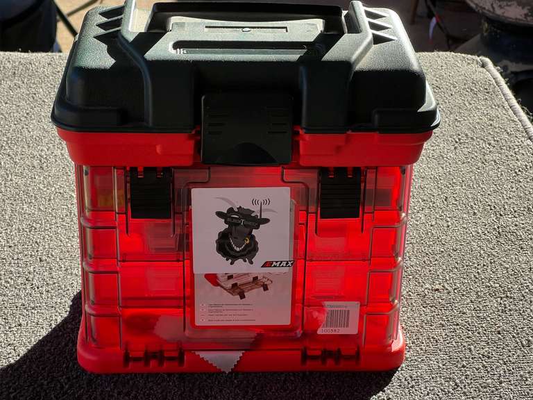 Plano 4-by Rack System Tackle/tool box, with content, see pictures for details. image