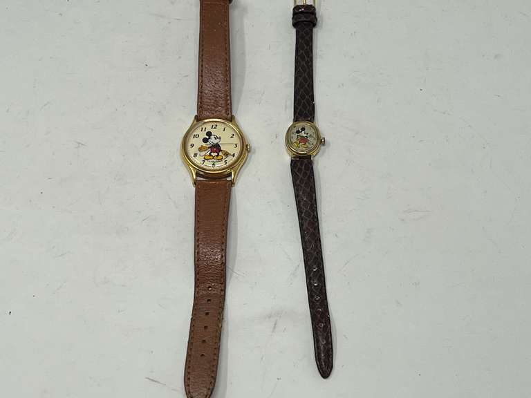 Ladies Lorus Mickey Mouse watches, two pieces, see pictures for details. image