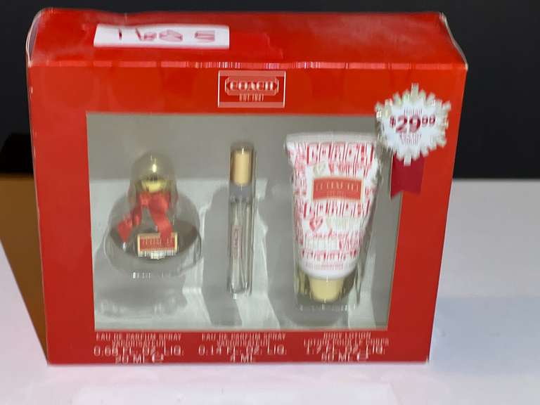 BR4… Coach perfume gift set, see pictures for details. image