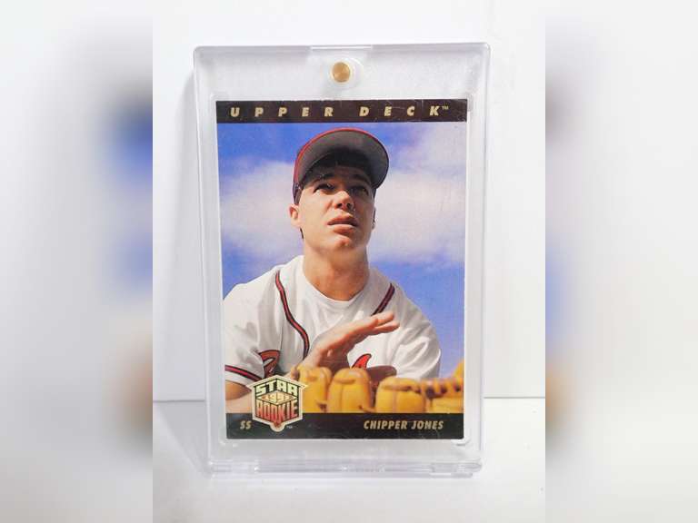 1991 Upper Deck Chipper Jones Rookie Card image
