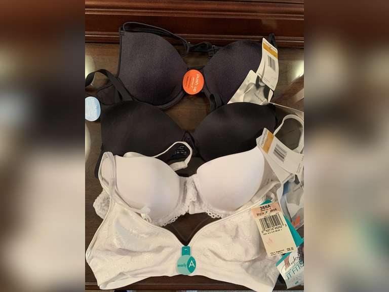 4 NEW SIZE 36A MAIDENFORM/PLAYTEX BRAS - UP MASTER BED image
