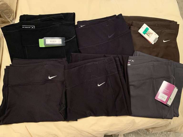 6 PAIR XL ATHLETIC PANTS (3 NEW W/ TAG) - UP BED 2 image