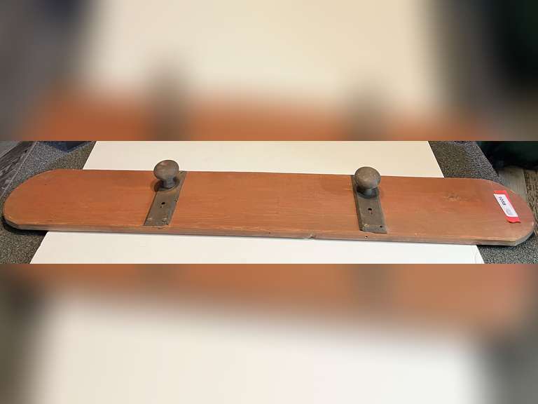 LR… Vintage custom coat rack made with old metal door hardware, see pictures for details. image