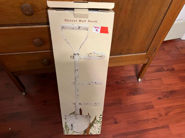 BR4… Shovel wall hook, comes in original box, see pictures for details. image