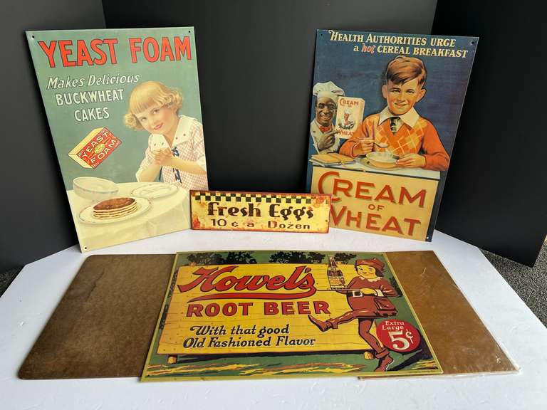 Vintage looking sign reproductions, see pictures for details. image