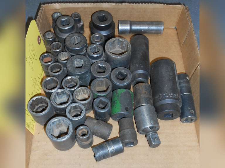 MISC 1/2" DRIVE IMPACT SOCKETS (38) PCS image