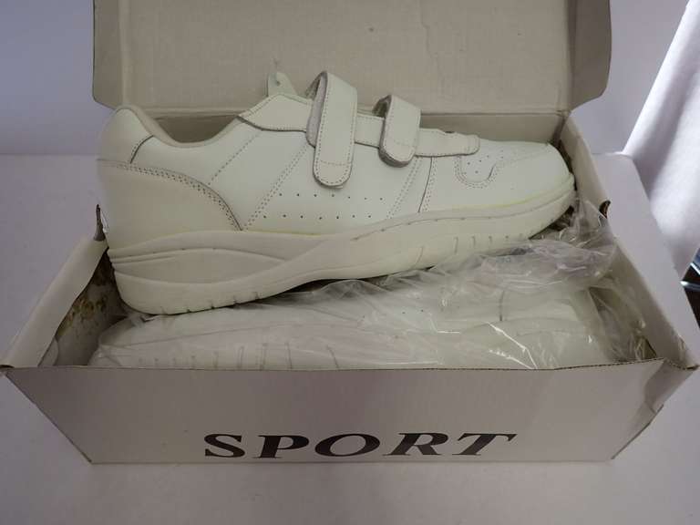 White Sport Shoes Size 13 image