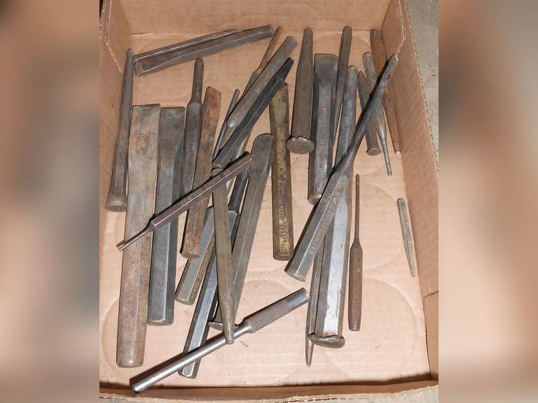 APPROX (29) PCS ASSORTED PUNCHES/CHISELS image
