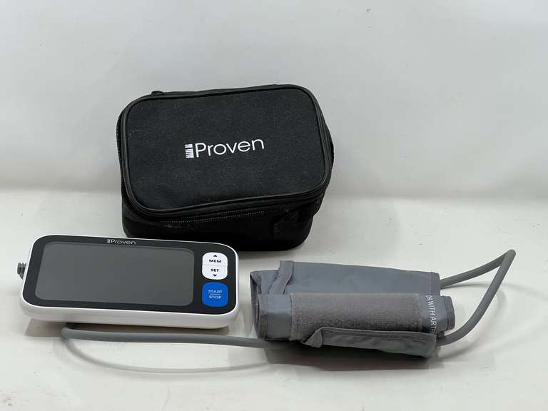 DEN… Proven blood pressure kit with storage case, working condition unknown, see pictures for details. image