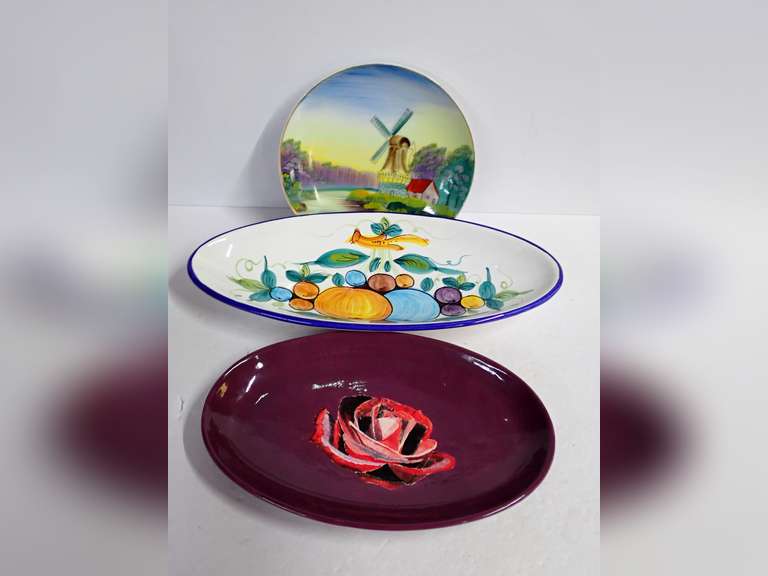 Vintage Decorative Plates w/Markings image