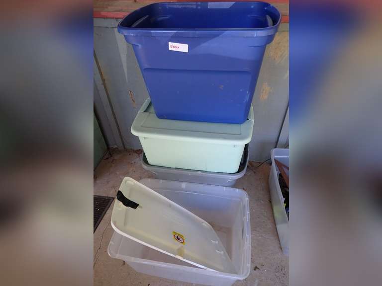 Mixed Lot of Storage Totes image