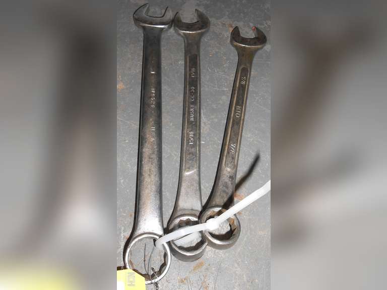 3 PC COMBO WRENCHES 7/8", 15/16" & 1" image